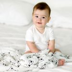 Mušelínová prikrývka pre bábätká a deti – Stan týpí, 120x120cm – 1