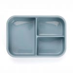 Bento box – Lunch Box compartimentat pentru copii – cutie prânz pentru copii – 175x130x55cm, albastru-seablue – 2