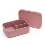 Bento box – Lunch Box compartimentat pentru copii – cutie prânz pentru copii – 175x130x55cm, roz-rosewood – 1