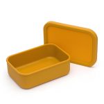 Bento box – Lunch Box pentru copii – cutie prânz pentru copii – 175x130x55cm, galben-honey – 1